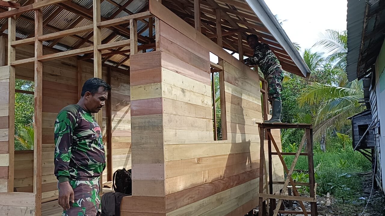 Progres Rehab Rumah Nini Noorhayati di TMMD Capai 90 Persen