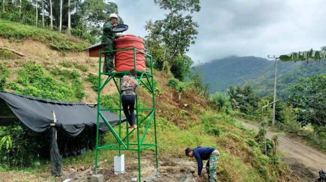 Tandon di Menara Sumur Bor Pertama Jadi Tonggak Pemenuhan Air Bersih Pattuku