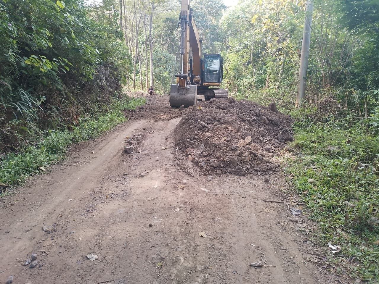 TMMD di Patukku: Drainase Dibangun Bersamaan dengan Perataan Jalan