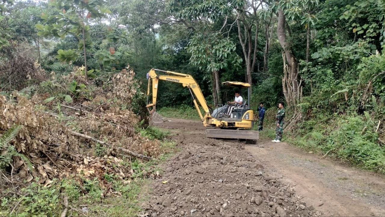 Fokus TMMD: Penguatan Drainase dan Timbunan pada Jalan Desa Patukku