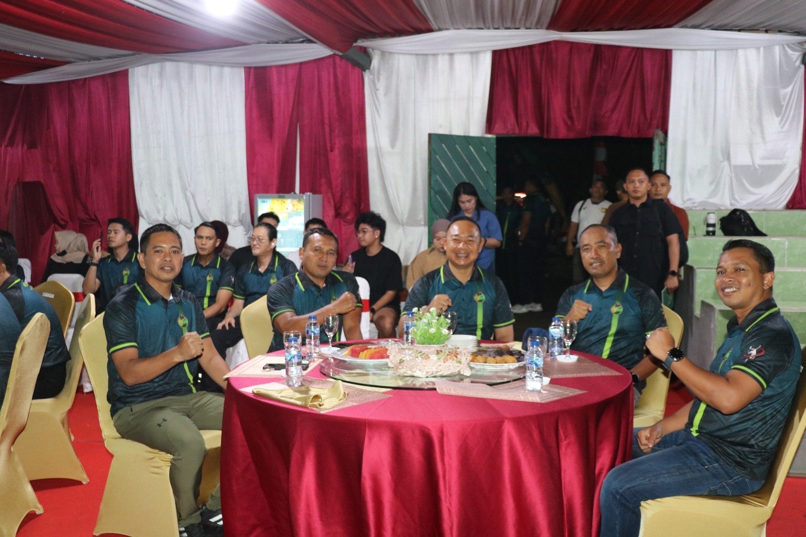 Dandim 1203/Ketapang Buka Turnamen Tenis Dandim Cup, Hadirkan Hiburan Irvan Govinda