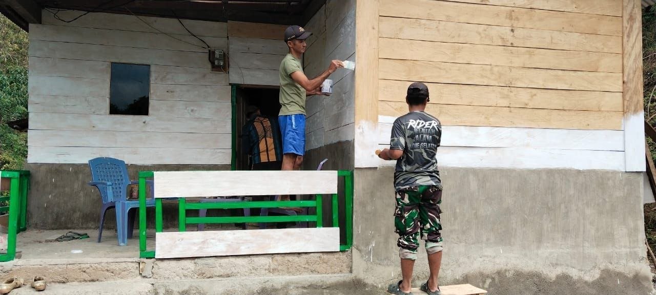 Pengecatan Rumah Jadi Babak Akhir Rehabilitasi di Patukku