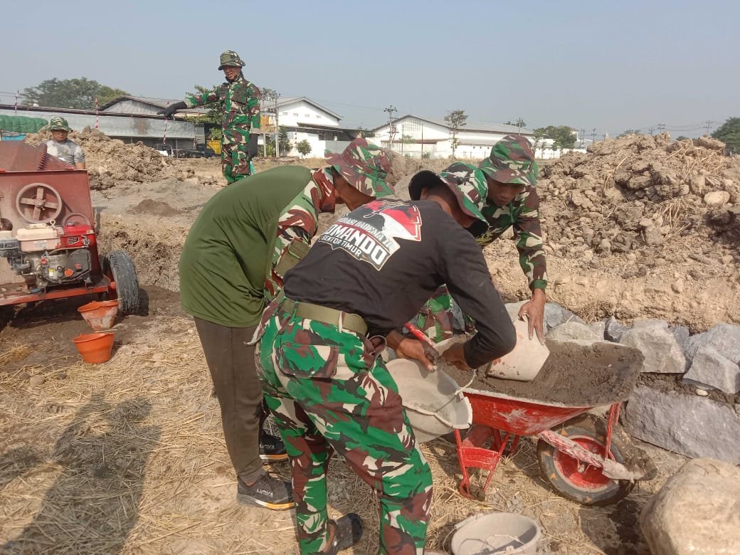 Peran Polri Dalam Pembangunan Talud Parangjoro Terlihat Nyata