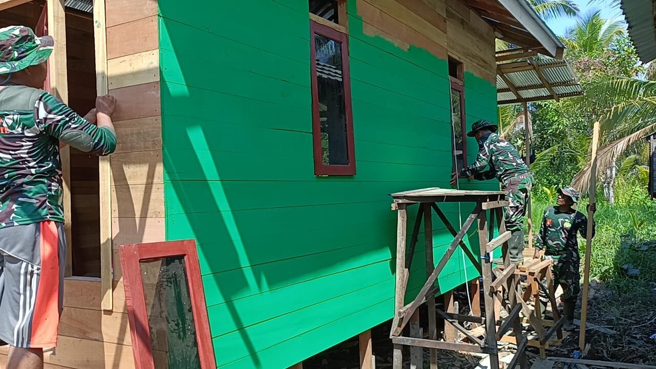 Perbaikan Rumah Nini Noorhayati Digenjot Menjelang Rampung