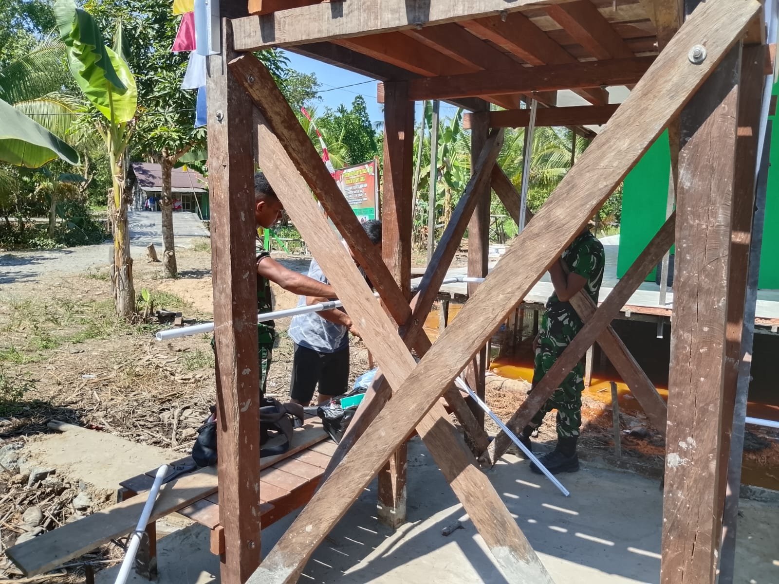 Empat Titik TMAB Di Tamban Bangun Masih pada Tahap 95 Persen