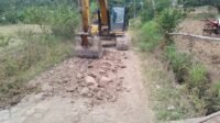 Pekerjaan TMMD di Patukku Dipercepat oleh Alat Berat