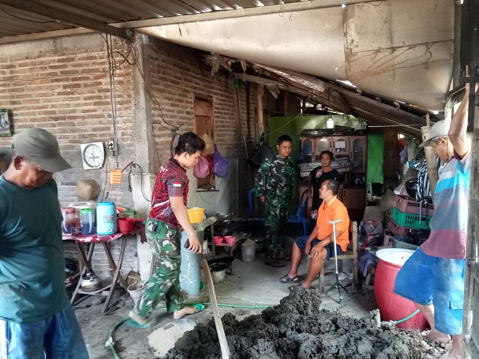 Komunikasi Sosial TMMD Tekankan Pola Hidup Sehat di Parangjoro