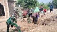 Kemanunggalan TNI-Masyarakat Terlihat di Pembangunan Masjid Parangjoro