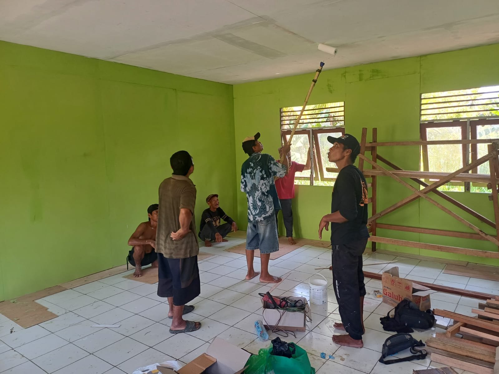 TPA di Tamban Bangun Hampir Rampung, Pengecatan Jadi Fokus Terakhir