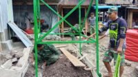 Pondasi Tower Tandon Air Digarap, Sanitasi Desa Langi Ditingkatkan