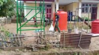 Dudukan Tower Air di Desa Patukku Mulai Terlihat Dudukan Tower Air di Desa Patukku Mulai Terlihat