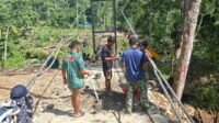 Pondasi Jembatan Gantung di Pattuku Dirapikan untuk Buka Akses Antar Dusun Pondasi Jembatan Gantung di Pattuku Dirapikan untuk Buka Akses Antar Dusun