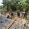 Warga Dusun Singkil dan TNI Dirikan Pos Kamling di Desa Parangjoro