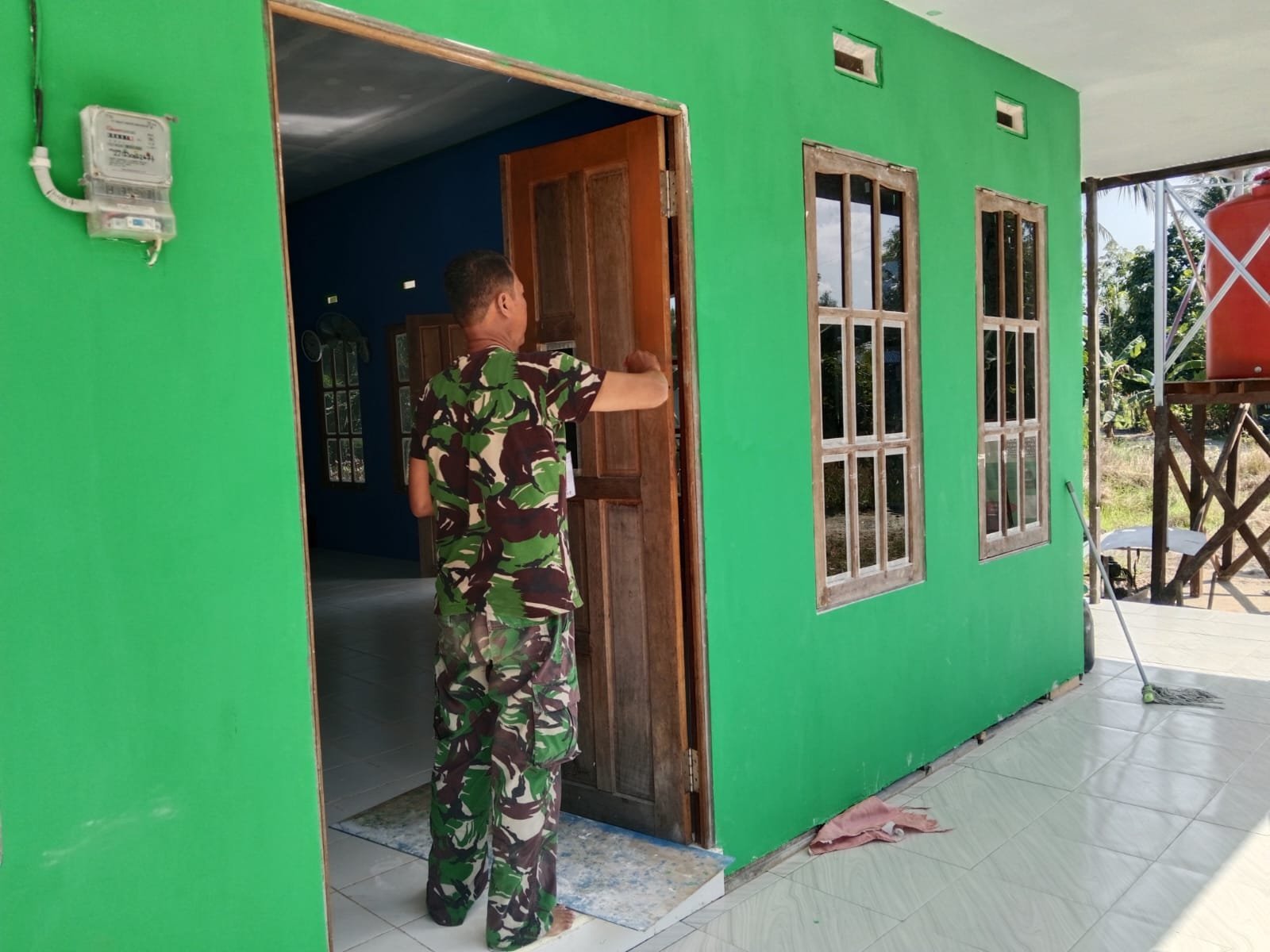 Finishing Rehab Mushola Darul Istiqomah Capai 70 Persen, Satgas TMMD Beri Perhatian Khusus