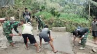 Gotong Royong Terbit Saat Dekker Titik 5 Direhabilitasi oleh TMMD