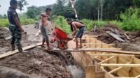 Cor Beton Jembatan Titik 1 di Sarah Raya Jadi Momentum Perubahan Akses Cor Beton Jembatan Titik 1 di Sarah Raya Jadi Momentum Perubahan Akses