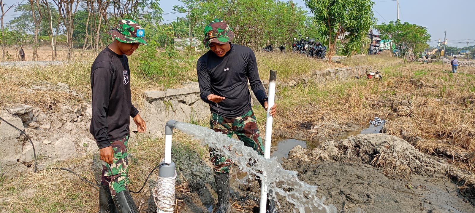 Sumur Bor Irigasi dari TMMD 129 Siap Perkuat Ketahanan Pangan Parangjoro