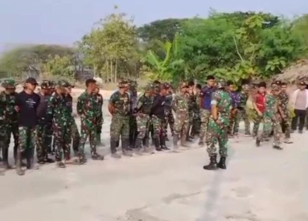 Apel Pagi Satgas TMMD Membangun Sinergi dengan Warga Parangjoro