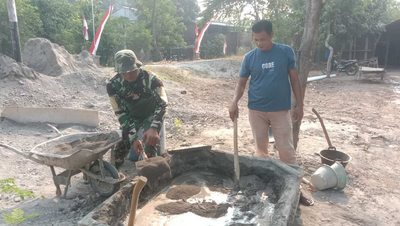 TMMD ke-129: Parangjoro Menyimpan Kisah Gotong Royong di Balik Pasir