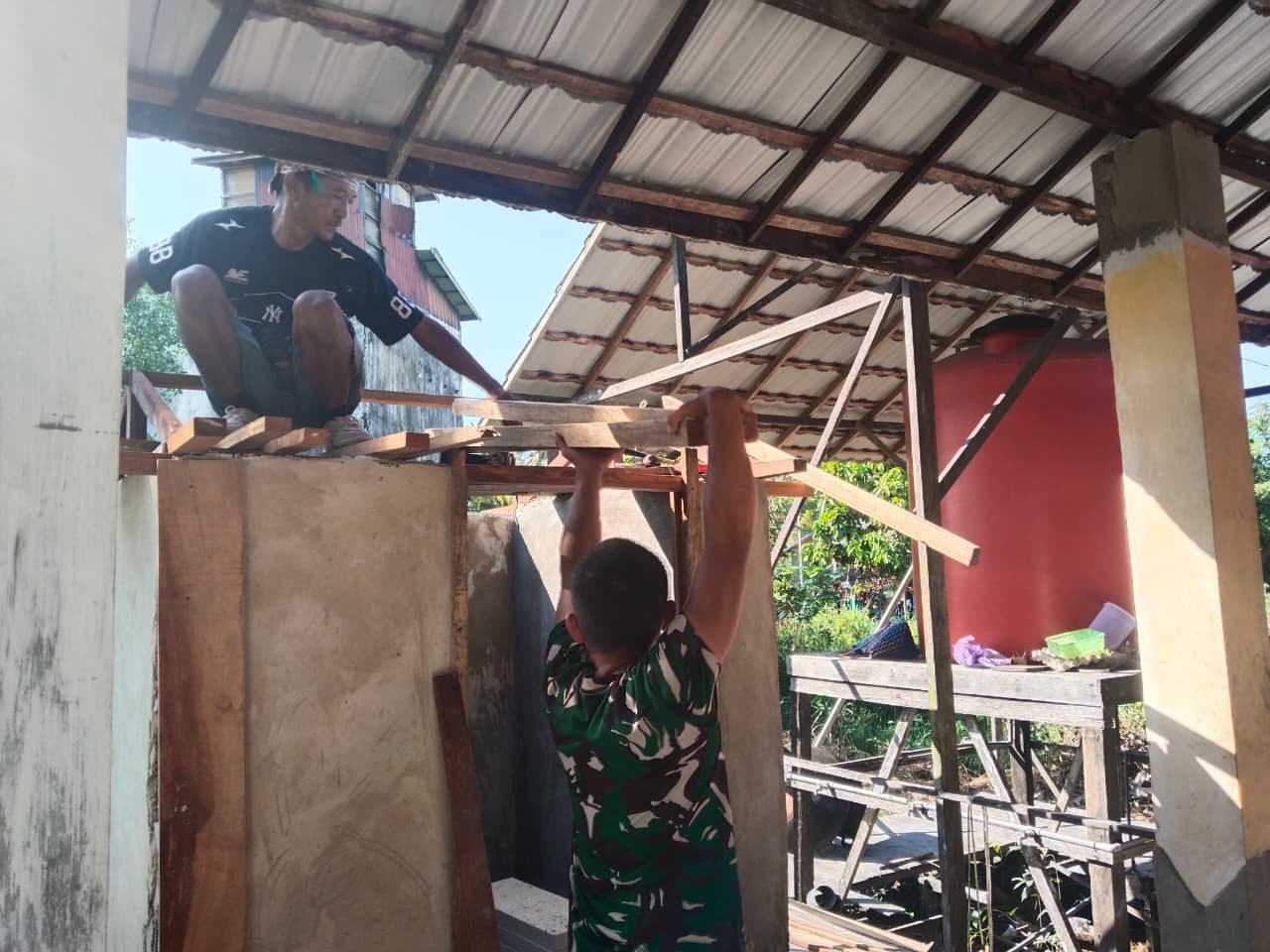 Progres MCK TMMD Ke-129 di Tamban: Atap dan Closet 50 Persen, Pengawasan Diperketat