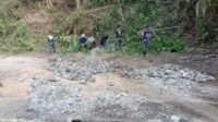 Satgas TMMD Rapikan Lokasi Pembangunan Dekker Titik 4 di Watangcani