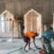 Plesteran Masjid Al Mubaroq Digeber, Warga Parangjoro Bersinergi dengan Satgas TMMD