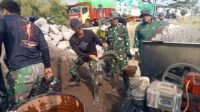 Pengerjaan Sasaran TMMD di Parangjoro Berlanjut Meski Cuaca Terik