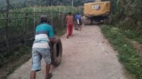 Transformasi Lahan Jadi Akses Baru di Pattuku Berkat Excavator TMMD