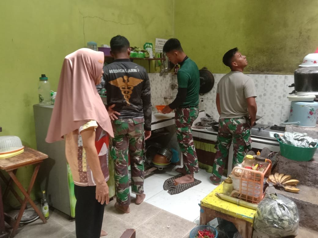 Dapur Desa Jadi Penopang Operasional TMMD Ke-129 Kodim 0726/Sukoharjo