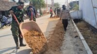 Perhatian pada Bahu Jalan Parangjoro Jadi Prioritas Pembangunan TMMD Ke-129
