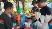 Omzet Pedagang Naik Saat Satgas TMMD Istirahat di Parangjoro