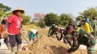 Bahu Jalan Diperbaiki Setelah Cor Beton di Parangjoro
