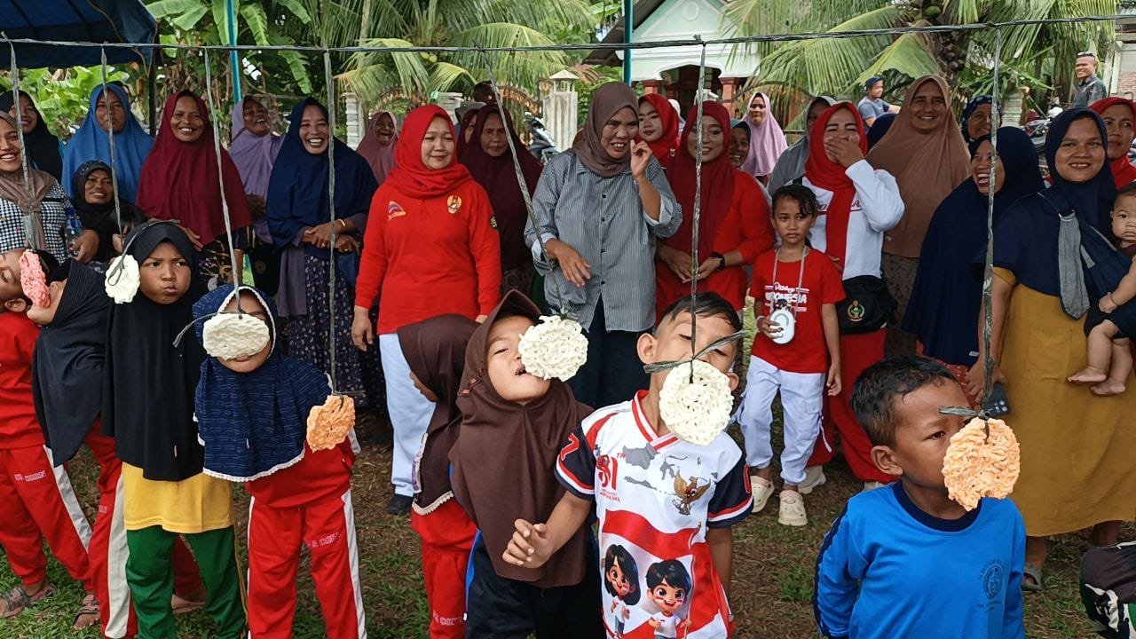 Anak-Anak dan Persit Ramaikan Perayaan HUT ke-81 di Lapangan Sarah Raya