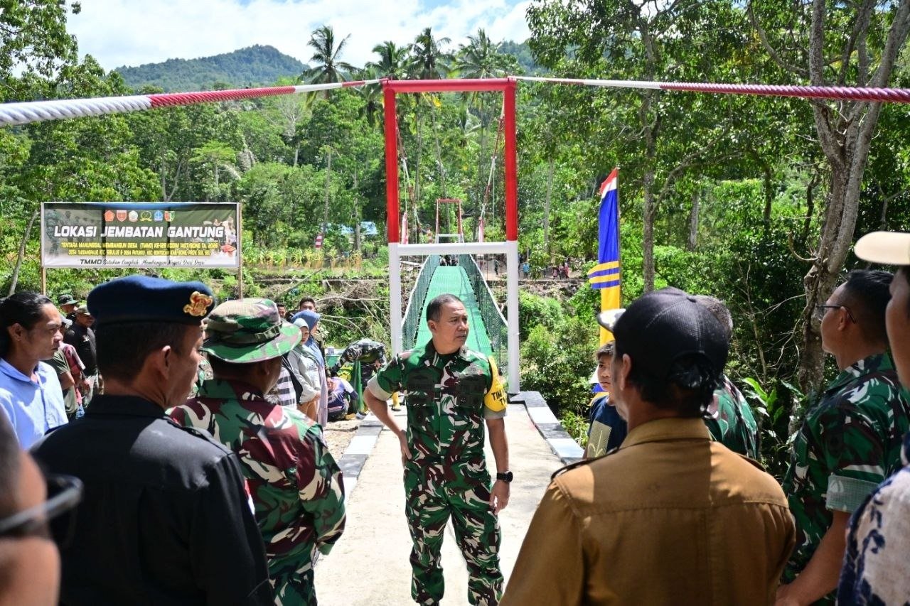 Wasev Sterad Cek Langsung Pelaksanaan TMMD Ke-129 di Bontocani