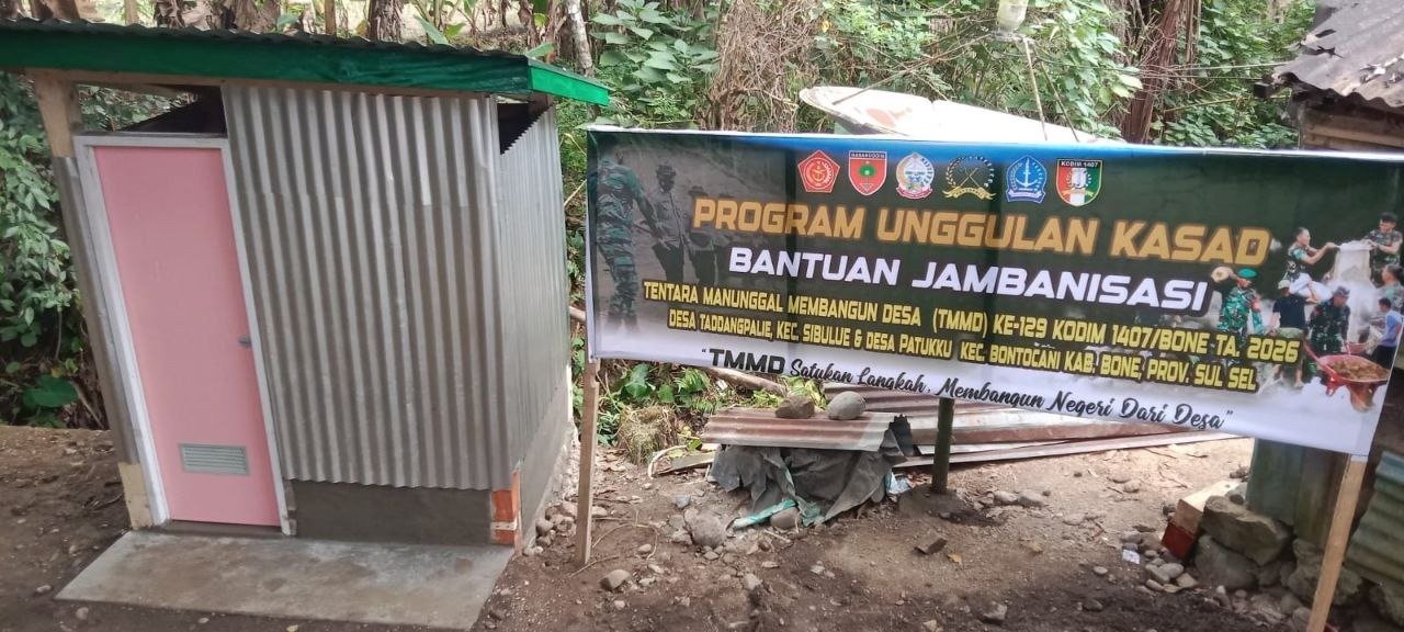 Fasilitas Jamban di Sekitar Pasar Pattuku Bone Sudah Berbentuk, Pengecatan Menunggu
