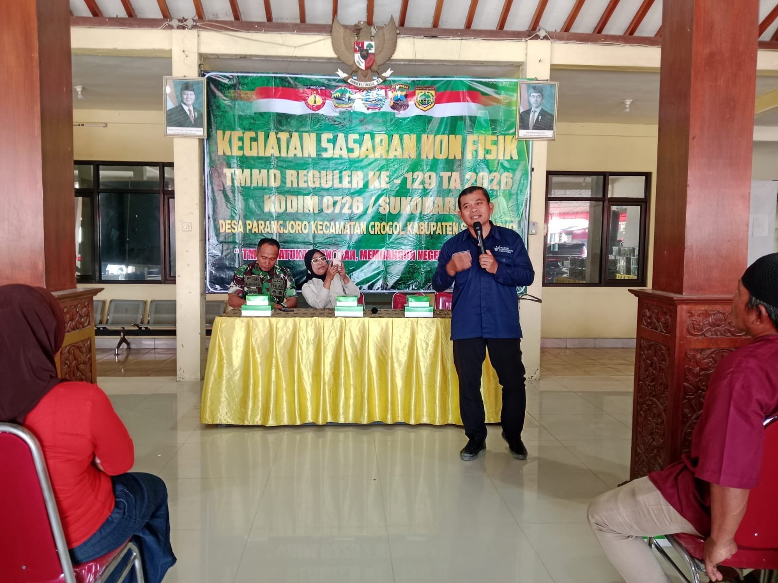 Penyuluhan di Parangjoro Jadi Bagian Sasaran Nonfisik TMMD 129 Kodim 0726/Sukoharjo