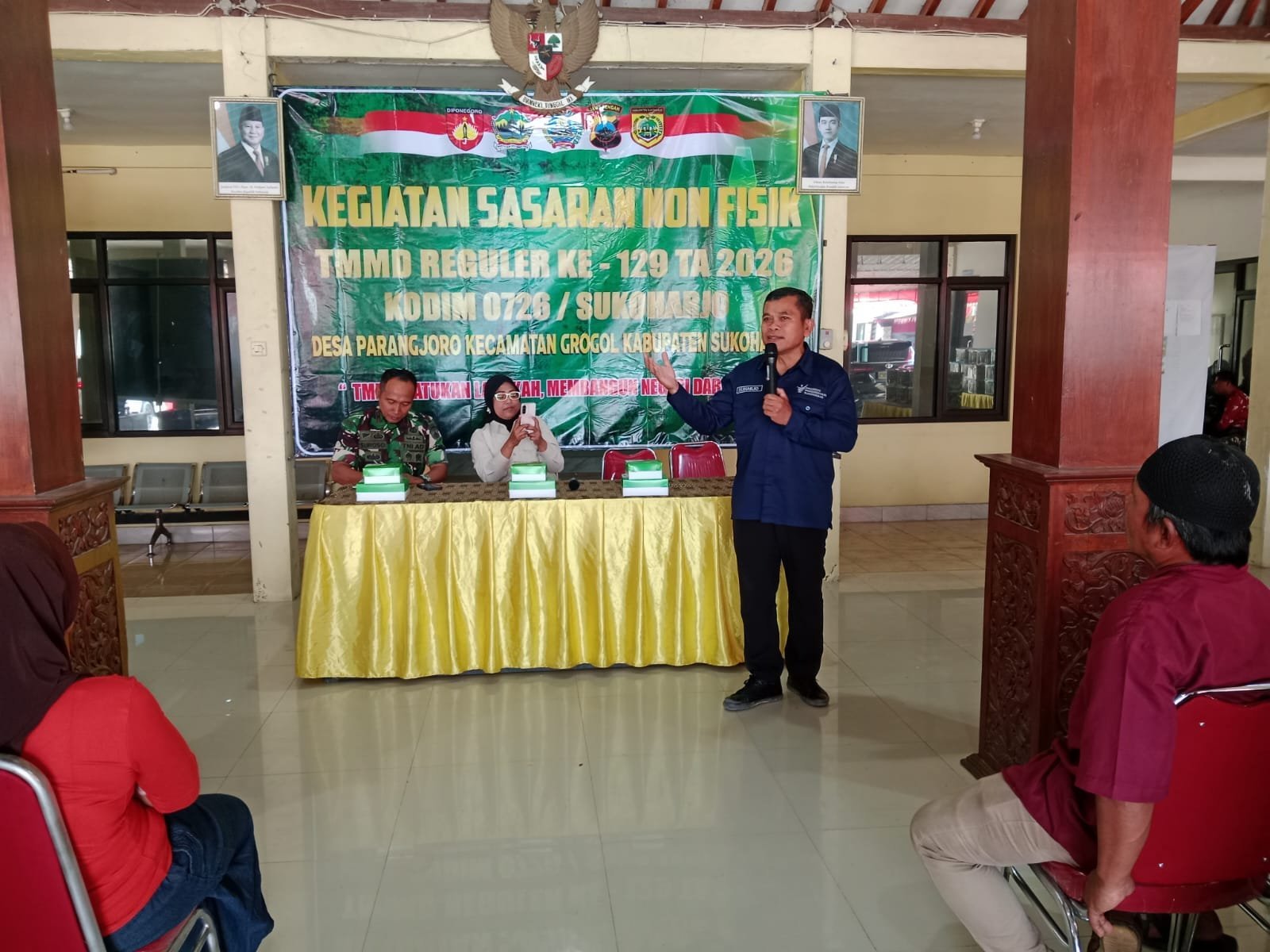TMMD Ke-129: Balai Desa Parangjoro Jadi Pusat Edukasi PHBS untuk Warga
