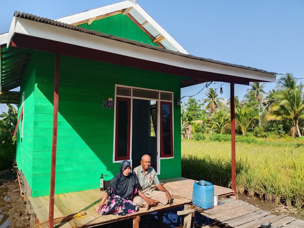 Renovasi Rumah bagi Kai Birhasani di Tamban Bangun Selesai: Warga Bersyukur