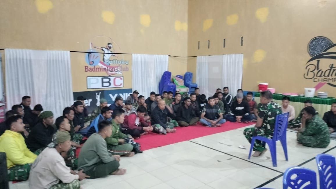 Apel Malam Jadi Mekanisme Pemantauan Personel Satgas TMMD di Bontocani