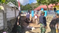 Pengerjaan Tambahan: Halaman Masjid Pattuku Dibanter Satgas dan Warga Pengerjaan Tambahan: Halaman Masjid Pattuku Dibanter Satgas dan Warga
