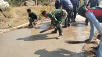Detil Finishing Jadi Penentu, Jalan TMMD Parangjoro Digerakkan Satgas dan Warga