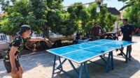 Posko TMMD Sukoharjo: Meja Tenis Meja Jadi Ajang Olahraga dan Interaksi Warga