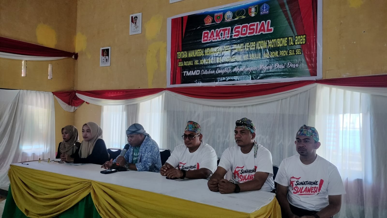 TMMD 129 Bawa Sunat Massal ke Desa Pattuku, Warga Nikmati Pelayanan Kesehatan