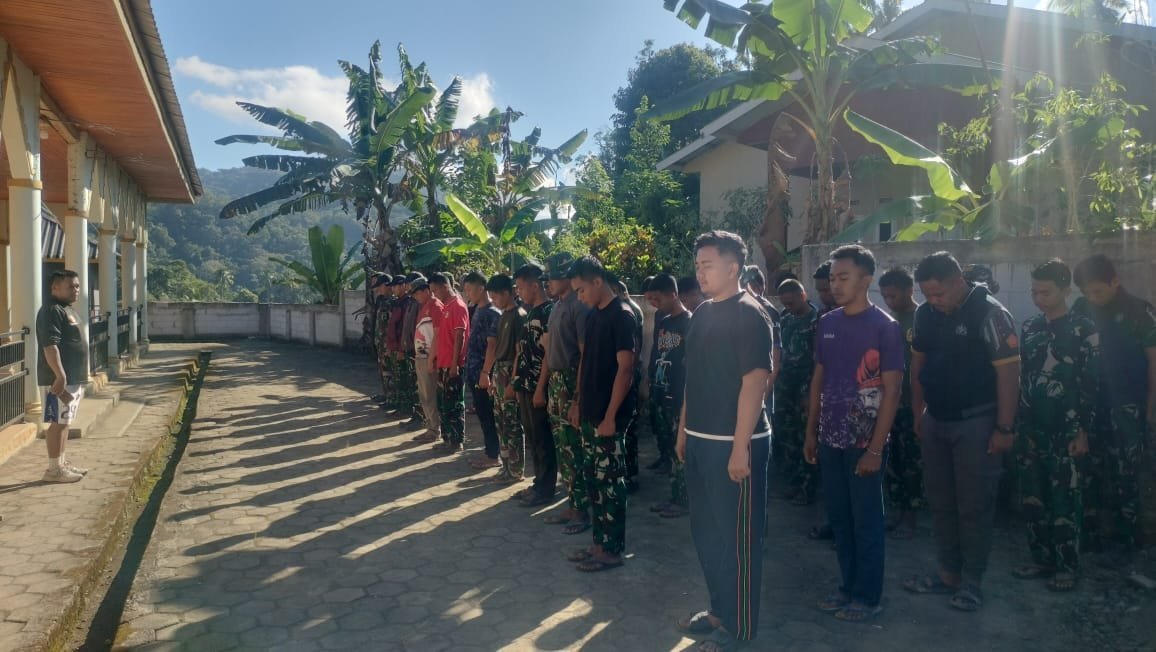 Apel Pagi Jadi Kunci Kelancaran Pekerjaan Satgas TMMD di Bontocani