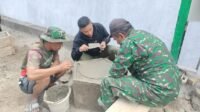 Prasasti TMMD ke-129 Terpasang di Depan Rumah Penerima Bantuan Prasasti TMMD ke-129 Terpasang di Depan Rumah Penerima Bantuan