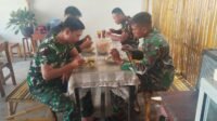 Santap Siang Jadi Energi Baru Satgas TMMD di Parangjoro