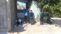 Pekerjaan Pengecatan Tempat Wudhu di Masjid Al Mubarok Rampung Diselesaikan Bersama Warga