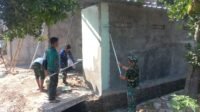 Gotong Royong Pengecatan Tempat Wudhu di Parangjoro