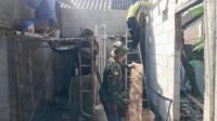 Satgas TMMD dan Warga Gotong Royong Rehabilitasi Rumah Subani