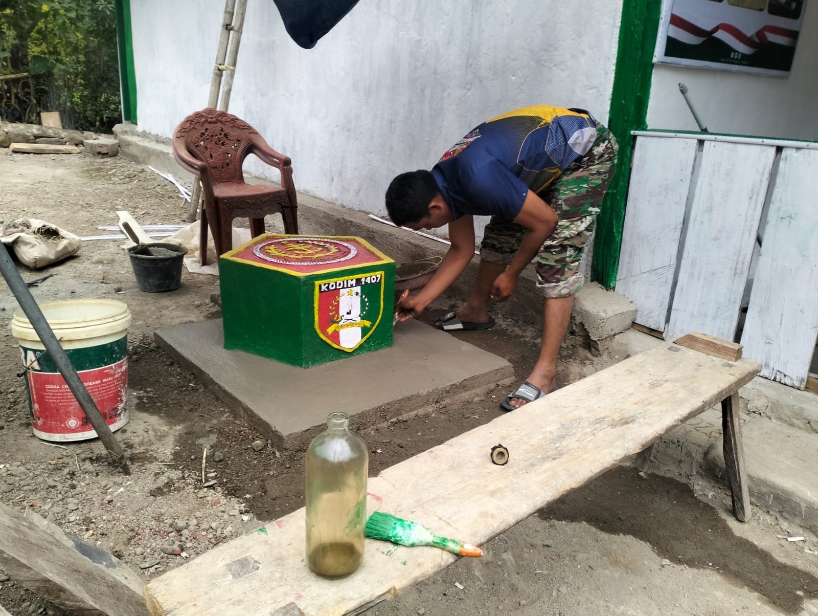 Akhir Proses: Prasasti Dipasang di Rumah Bapak Bella Usai Perbaikan RTLH